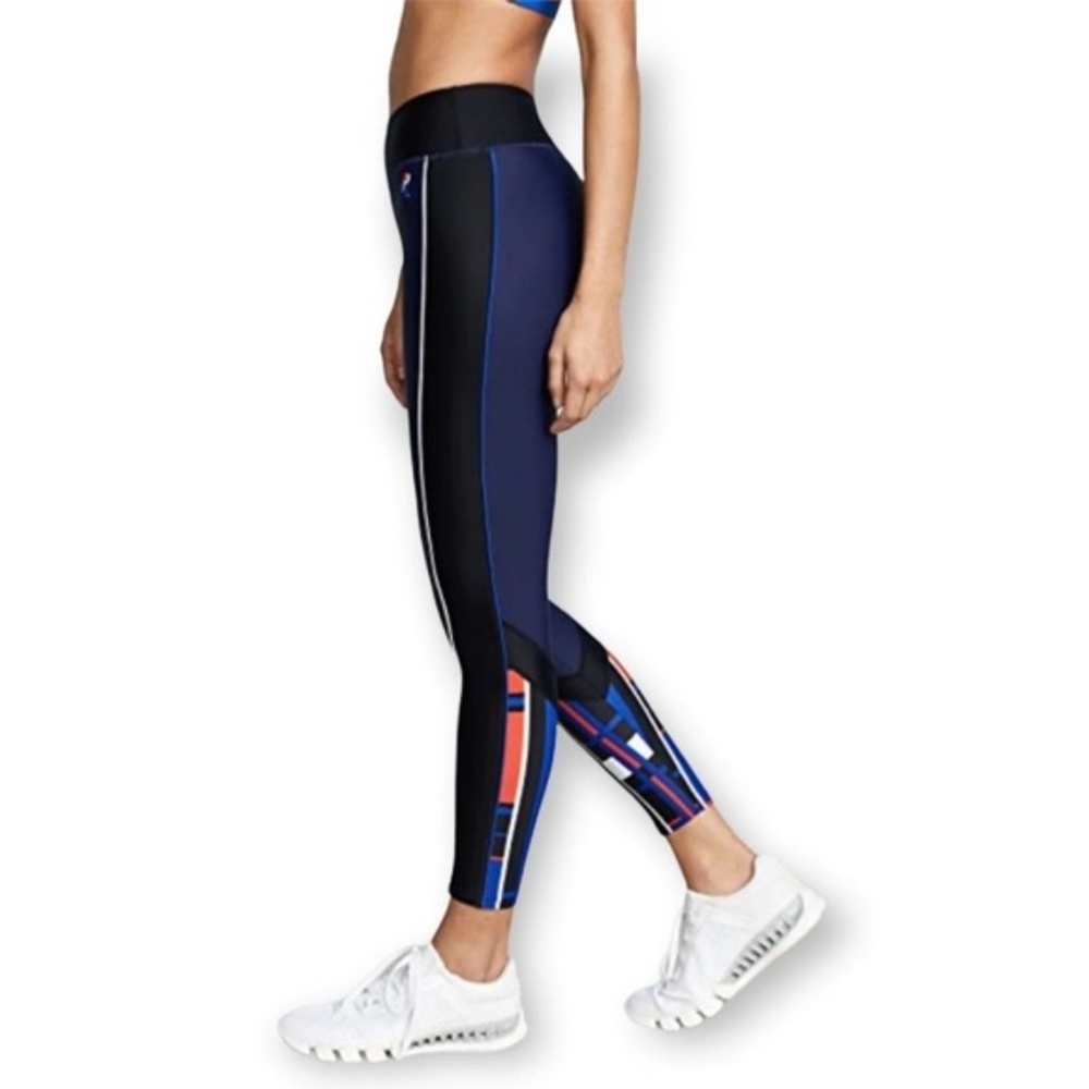 P.E Nation The Bowl Out Leggings in Blue Small